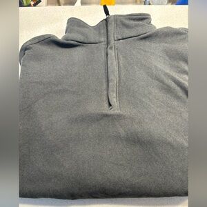 Mondetta quarter zip gray fleece